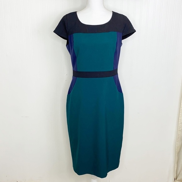 Marc New York Andrew Marc Colorblock Sheath Dress - Picture 1 of 9